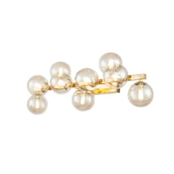 Maytoni Wandleuchte Dallas 61cm gold bernstein