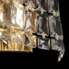 Maytoni Wandleuchte Dune 2-flammig gold mit Kristall Anhänger