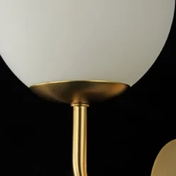 Maytoni Wandleuchte Erich 1-flammig goldfarben weiß