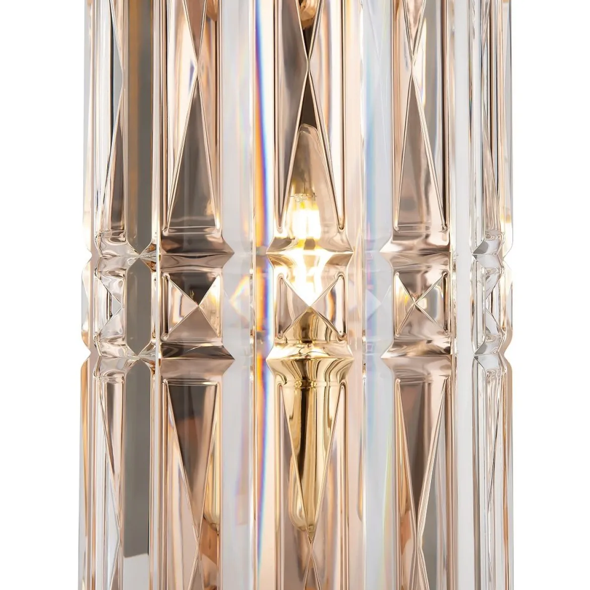 Maytoni Wandleuchte Facet goldfarben