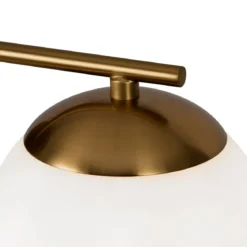 Maytoni Wandleuchte Marble 1-flammig messing opal