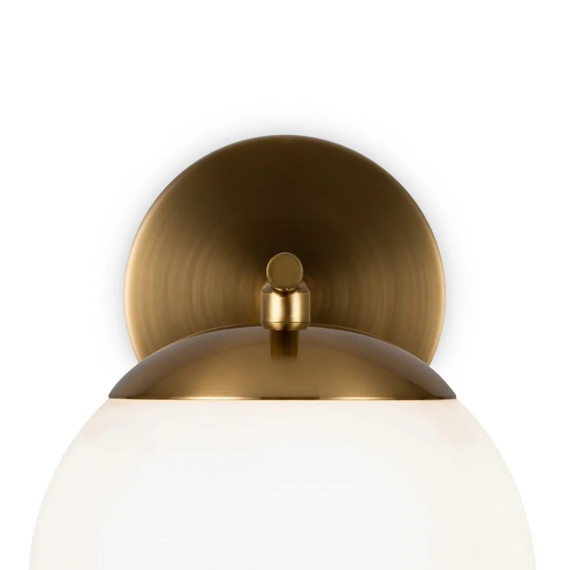 Maytoni Wandleuchte Marble 1-flammig messing opal