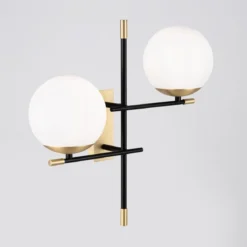 Maytoni Wandleuchte Nostalgia 2-flammig gold weiß