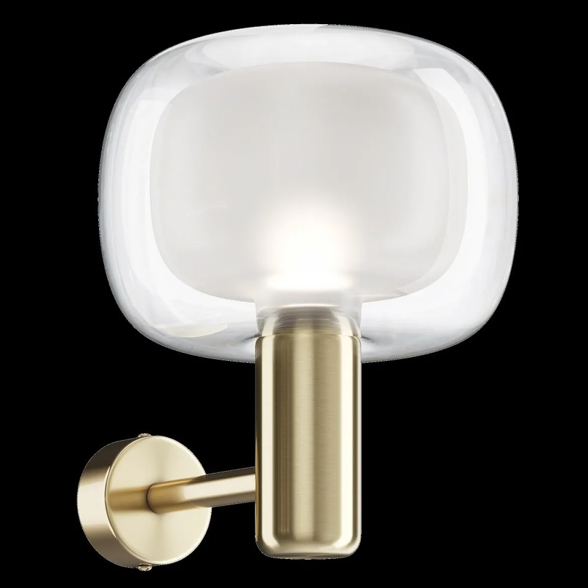 Maytoni Wandleuchte Vision gold mit Glas