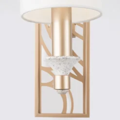 Maytoni Wandleuchte Vittoria goldfarben creme