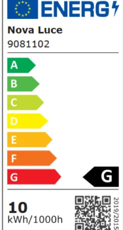 Nova Luce 9081102 ADEN LED Wandleuchte 3000K Schwarz