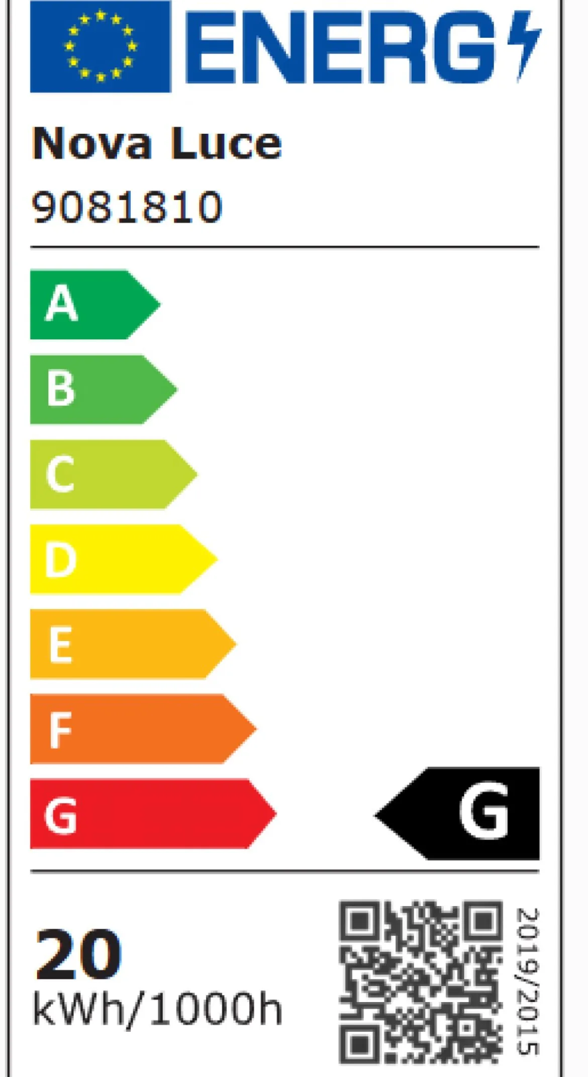 Nova Luce 9081810 ADEN LED Wandleuchte 3000K Schwarz 120cm