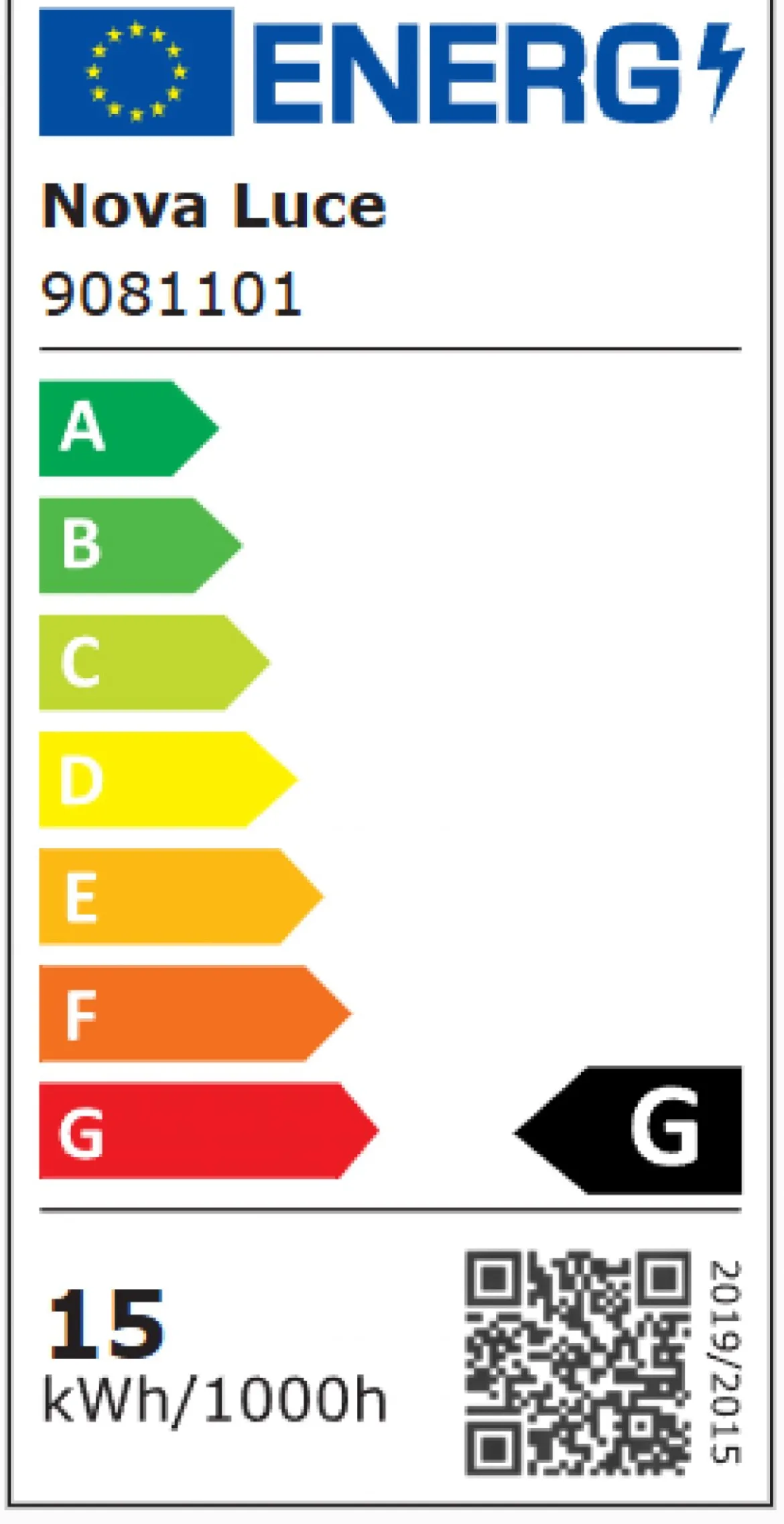 Nova Luce 9081101 ADEN LED Wandleuchte 3000K Schwarz