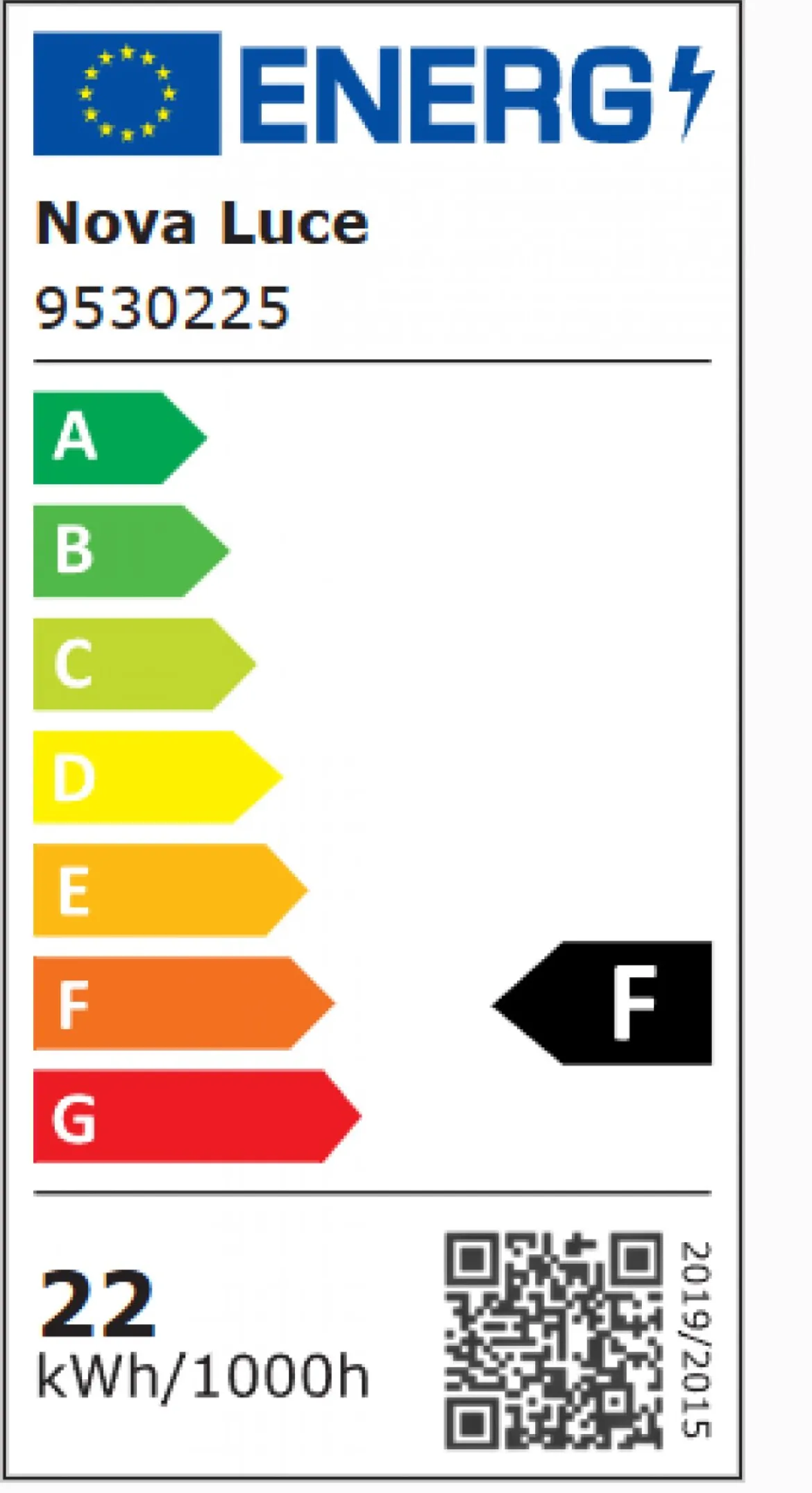 Nova Luce 9530225 ADRIA LED Pendelleuchte 40cm 3000K Schwarz