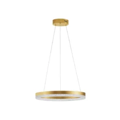 Nova Luce 9530226 ADRIA LED Pendelleuchte 60cm 3000K Messing Gold dimmbar