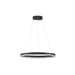 Nova Luce 9530227 ADRIA LED Pendelleuchte 60cm 3000K Schwarz dimmbar