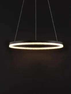 Nova Luce 9530227 ADRIA LED Pendelleuchte 60cm 3000K Schwarz dimmbar