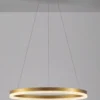 Nova Luce 9530228 ADRIA LED Pendelleuchte 60cm 3000K Messing Gold dimmbar