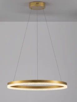 Nova Luce 9530228 ADRIA LED Pendelleuchte 60cm 3000K Messing Gold dimmbar