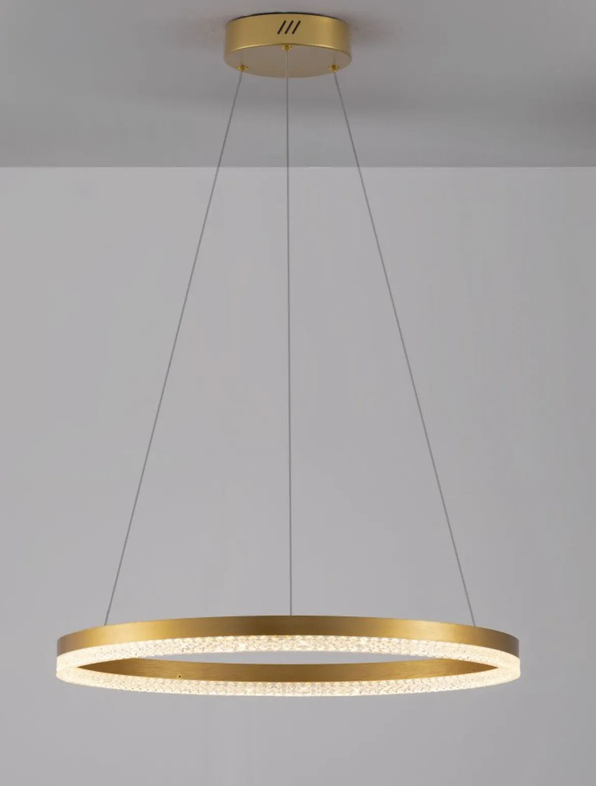 Nova Luce 9530228 ADRIA LED Pendelleuchte 60cm 3000K Messing Gold dimmbar