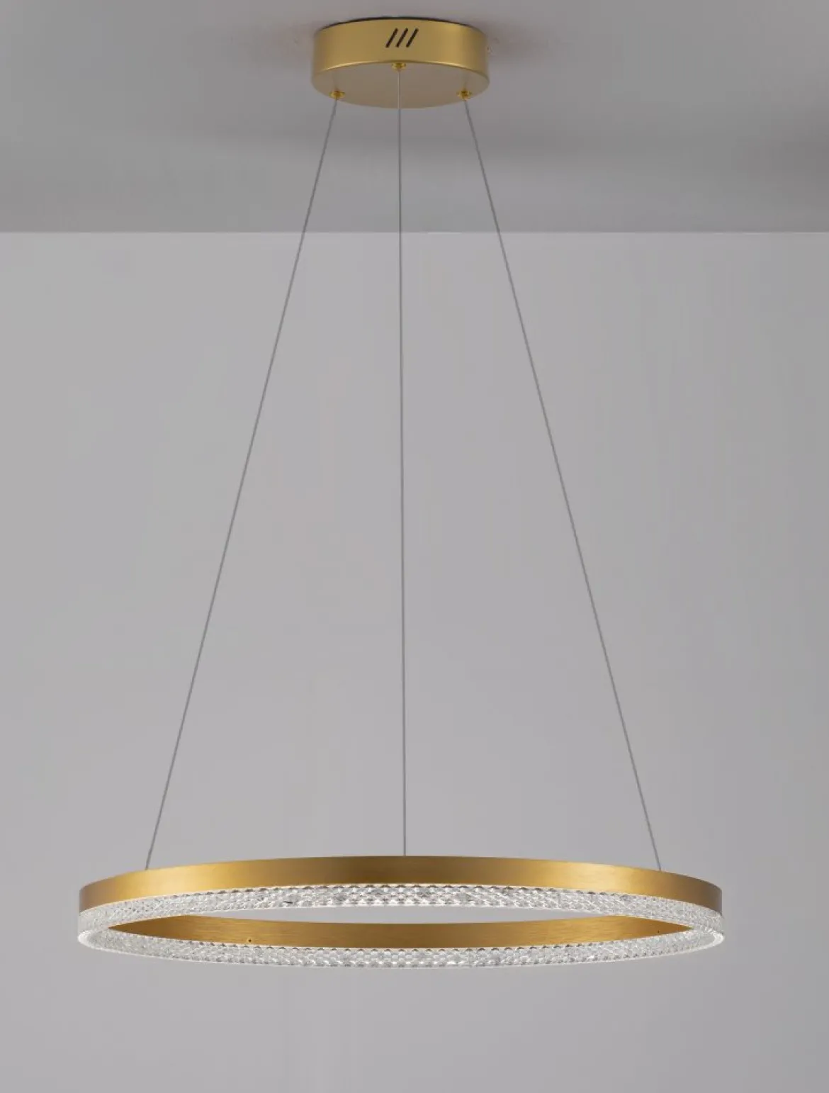 Nova Luce 9530228 ADRIA LED Pendelleuchte 60cm 3000K Messing Gold dimmbar
