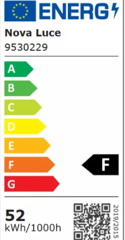 Nova Luce 9530229 ADRIA LED Pendelleuchte 2-flammig 60cm 3000K Schwarz dimmbar