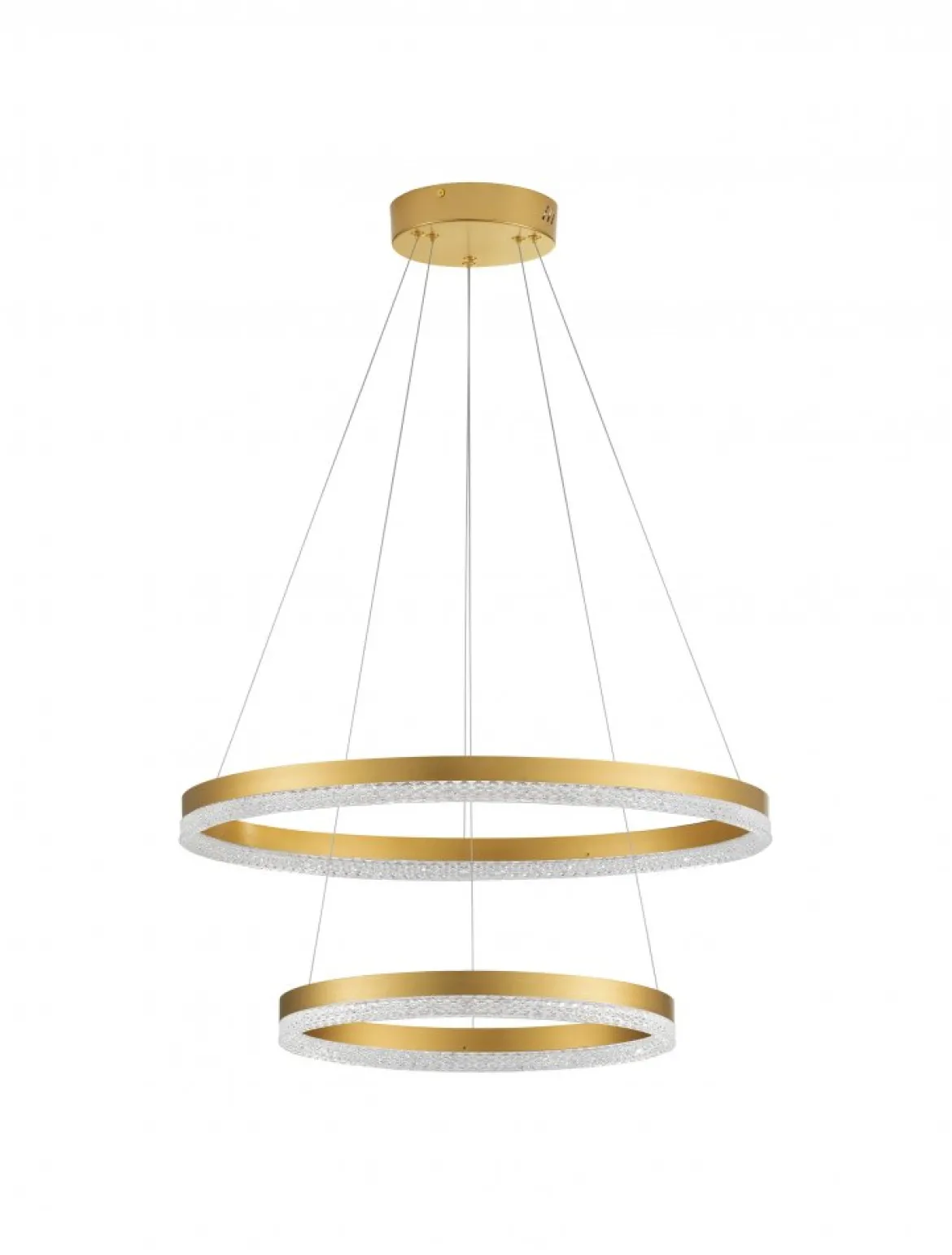 Nova Luce 9530230 ADRIA LED Pendelleuchte 2-flammig 60cm 3000K Messing Gold