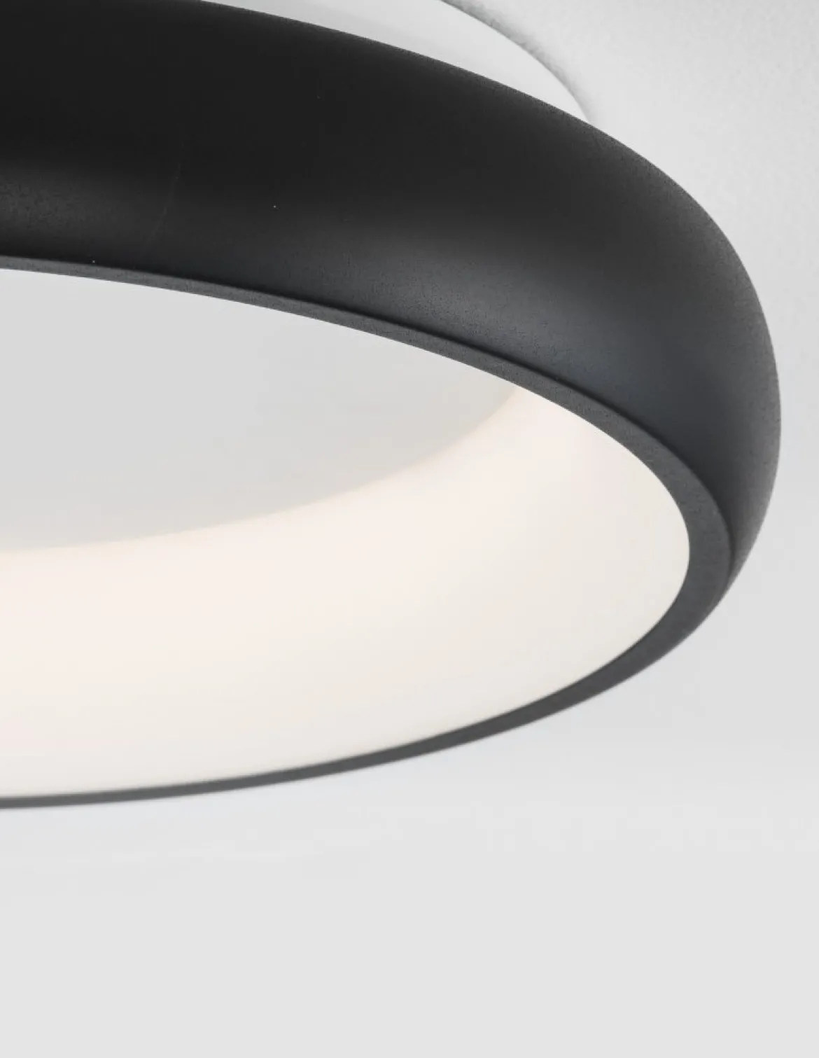 Nova Luce 8105616 ALBI LED Deckenleuchte 1-flammig 3000K Schwarz 41cm