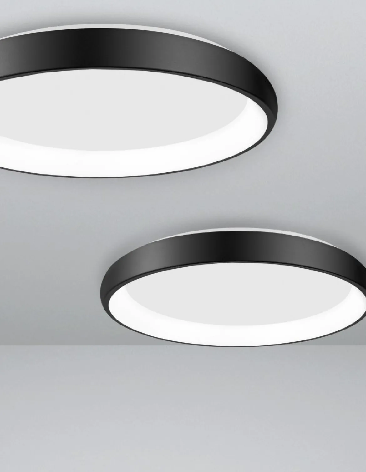 Nova Luce 8105611 ALBI LED Deckenleuchte 1-flammig 3000K Schwarz 61cm