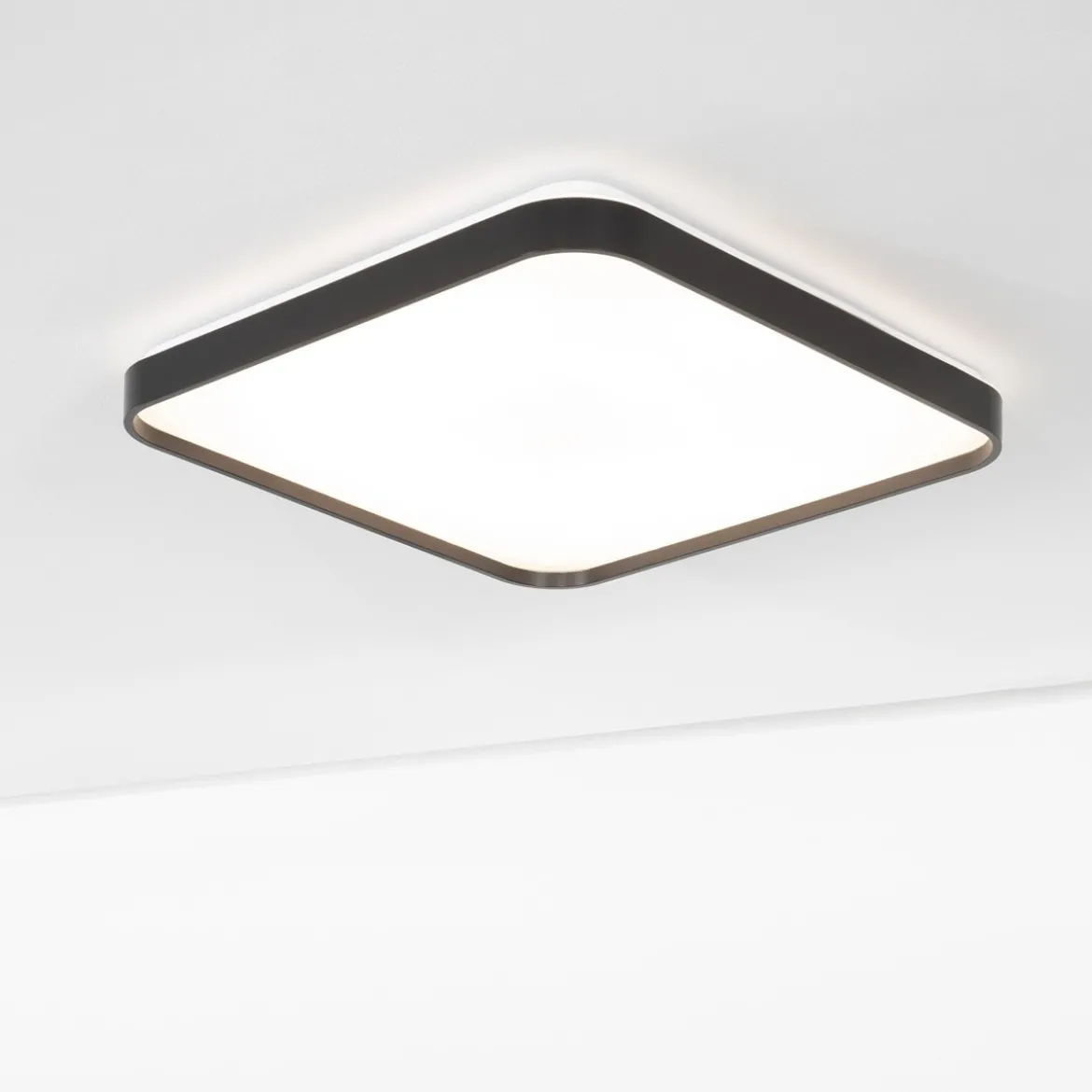 Nova Luce 9081240 ATHOS LED Deckenleuchte 1-flammig 3000K Schwarz