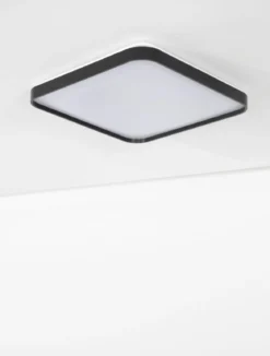 Nova Luce 9081240 ATHOS LED Deckenleuchte 1-flammig 3000K Schwarz