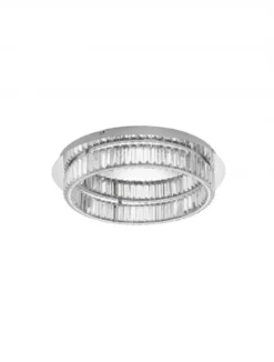 Nova Luce 9333072 AURELIA LED Deckenleuchte 60cm 3500K Chrom Kristall