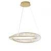 Nova Luce 9333061 AURELIA LED Pendelleuchte 60cm 3500K Gold Kristall