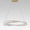 Nova Luce 9333062 AURELIA LED Pendelleuchte 80cm 3500K Gold Kristall