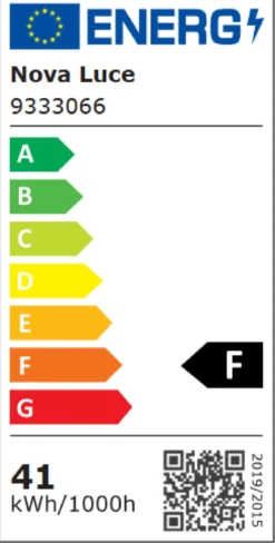 Nova Luce 9333066 AURELIA LED Pendelleuchte 60cm 3500K Chrom Kristall