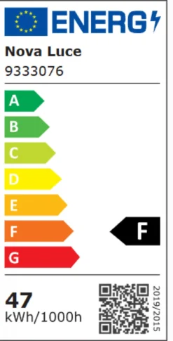 Nova Luce 9333076 AURELIA LED Pendelleuchte 80cm gerade 3500K Gold Kristall