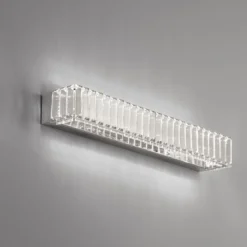 Nova Luce 9333064 AURELIA LED Wandleuchte 60cm 3500K Chrom Kristall