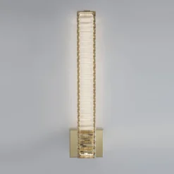 Nova Luce 9333065 AURELIA LED Wandleuchte 14x60cm 3500K Gold Kristall