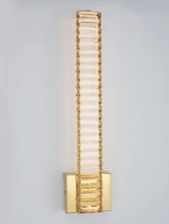 Nova Luce 9333065 AURELIA LED Wandleuchte 14x60cm 3500K Gold Kristall