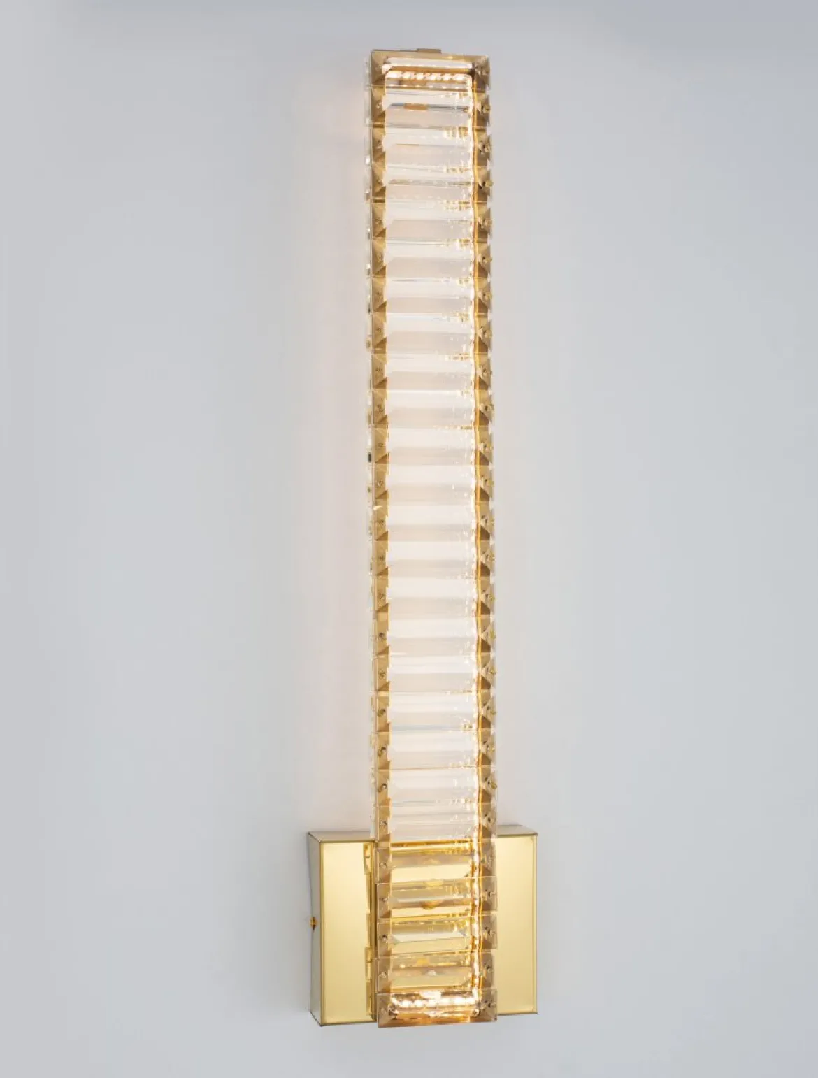 Nova Luce 9333065 AURELIA LED Wandleuchte 14x60cm 3500K Gold Kristall