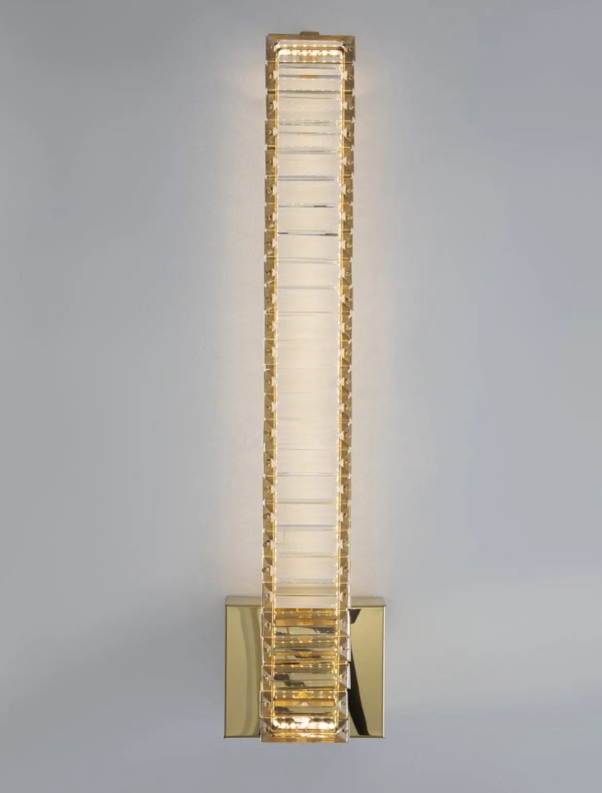Nova Luce 9333065 AURELIA LED Wandleuchte 14x60cm 3500K Gold Kristall