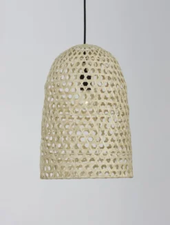 Nova Luce 9586509 AURORA Pendelleuchte 43x30cm Natur E27