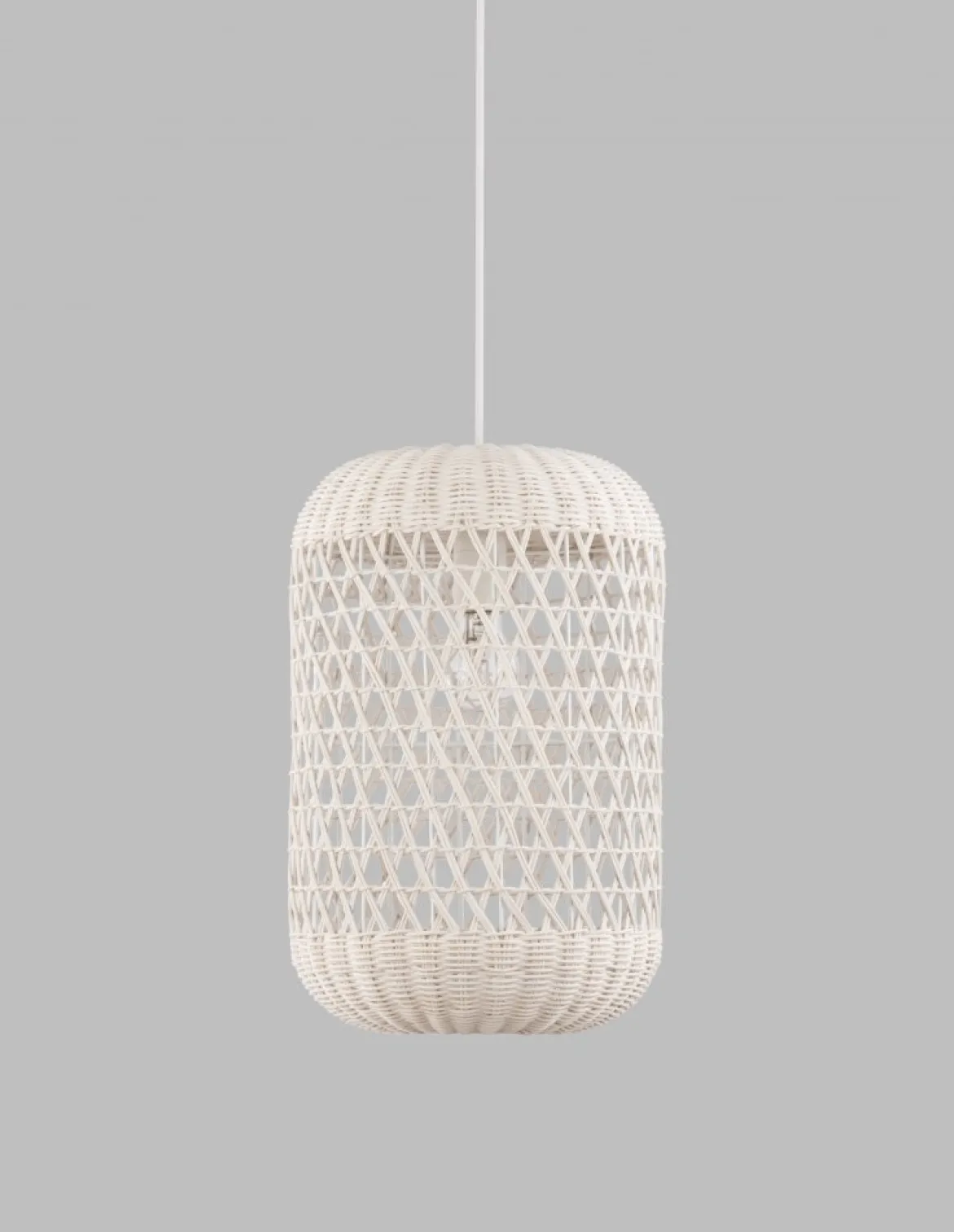 Nova Luce 9587162 AURORA Pendelleuchte 37x24,5cm Elfenbein E27
