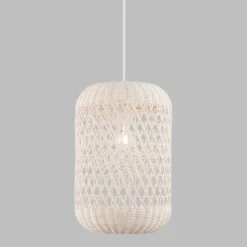 Nova Luce 9587162 AURORA Pendelleuchte 37x24,5cm Elfenbein E27