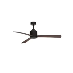 Nova Luce 9952350 AXEL Ventilator Schwarz Braun