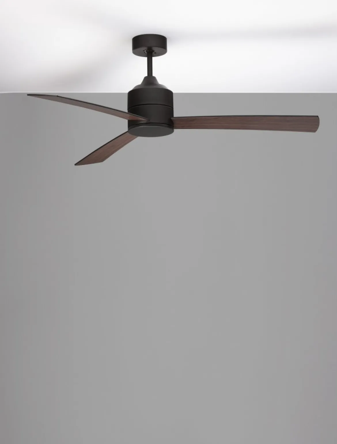 Nova Luce 9952350 AXEL Ventilator Schwarz Braun