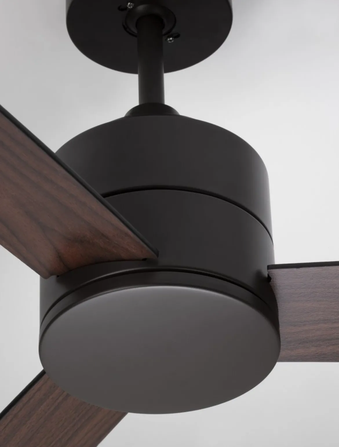 Nova Luce 9952350 AXEL Ventilator Schwarz Braun