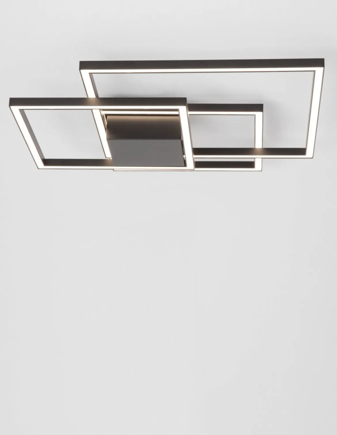 Nova Luce 9500832 BILBAO LED Deckenleuchte 56x56cm 3000K Schwarz