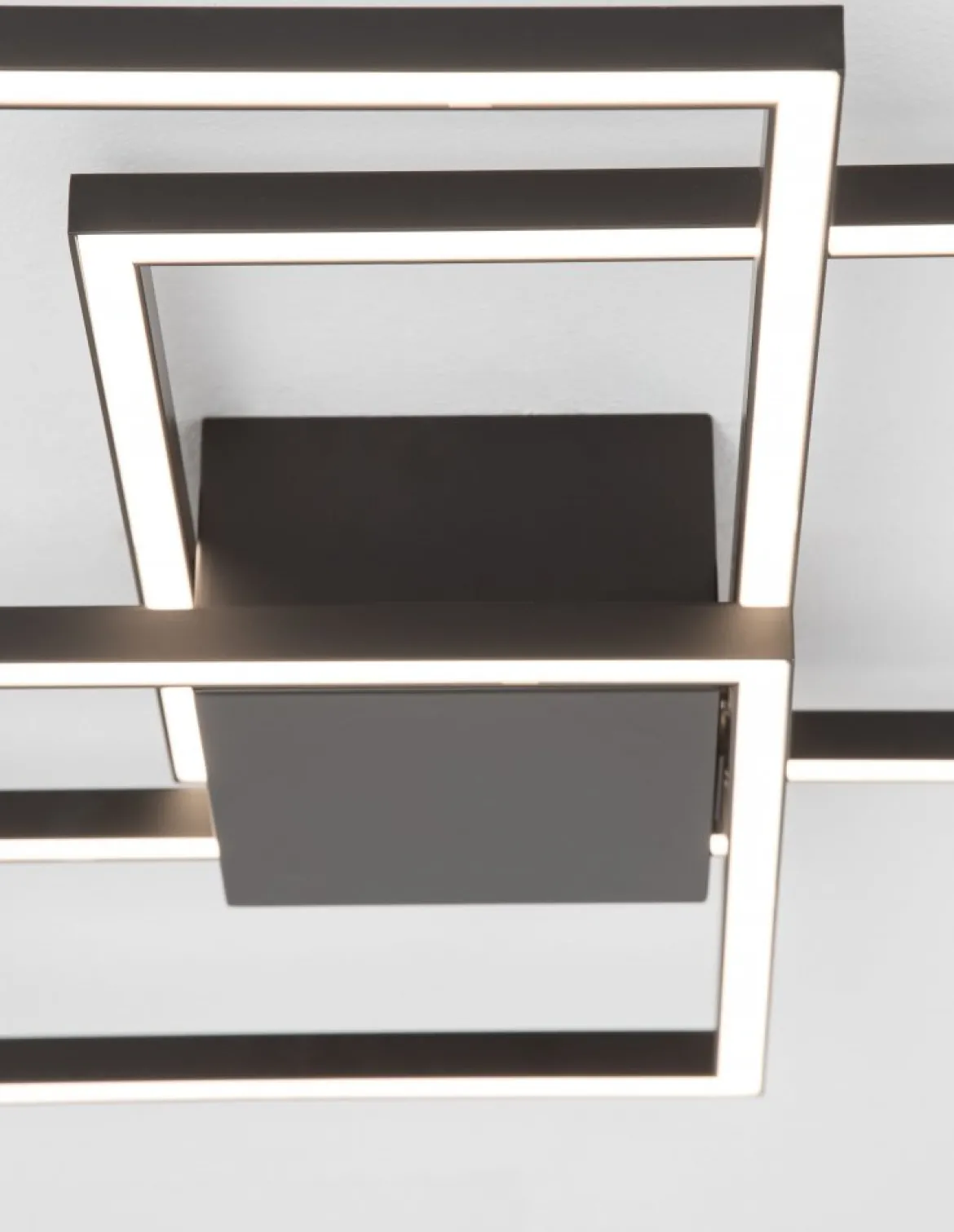 Nova Luce 9500832 BILBAO LED Deckenleuchte 56x56cm 3000K Schwarz