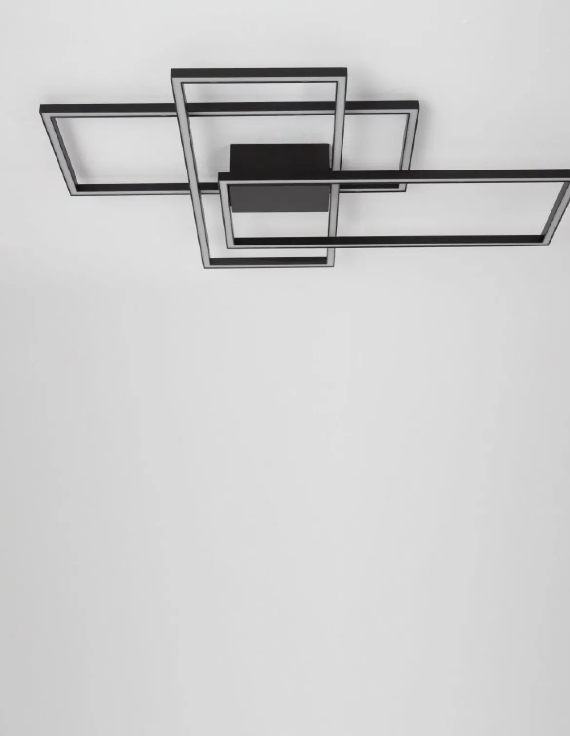 Nova Luce 9508431 BILBAO LED Deckenleuchte 90x67cm 3000K Schwarz