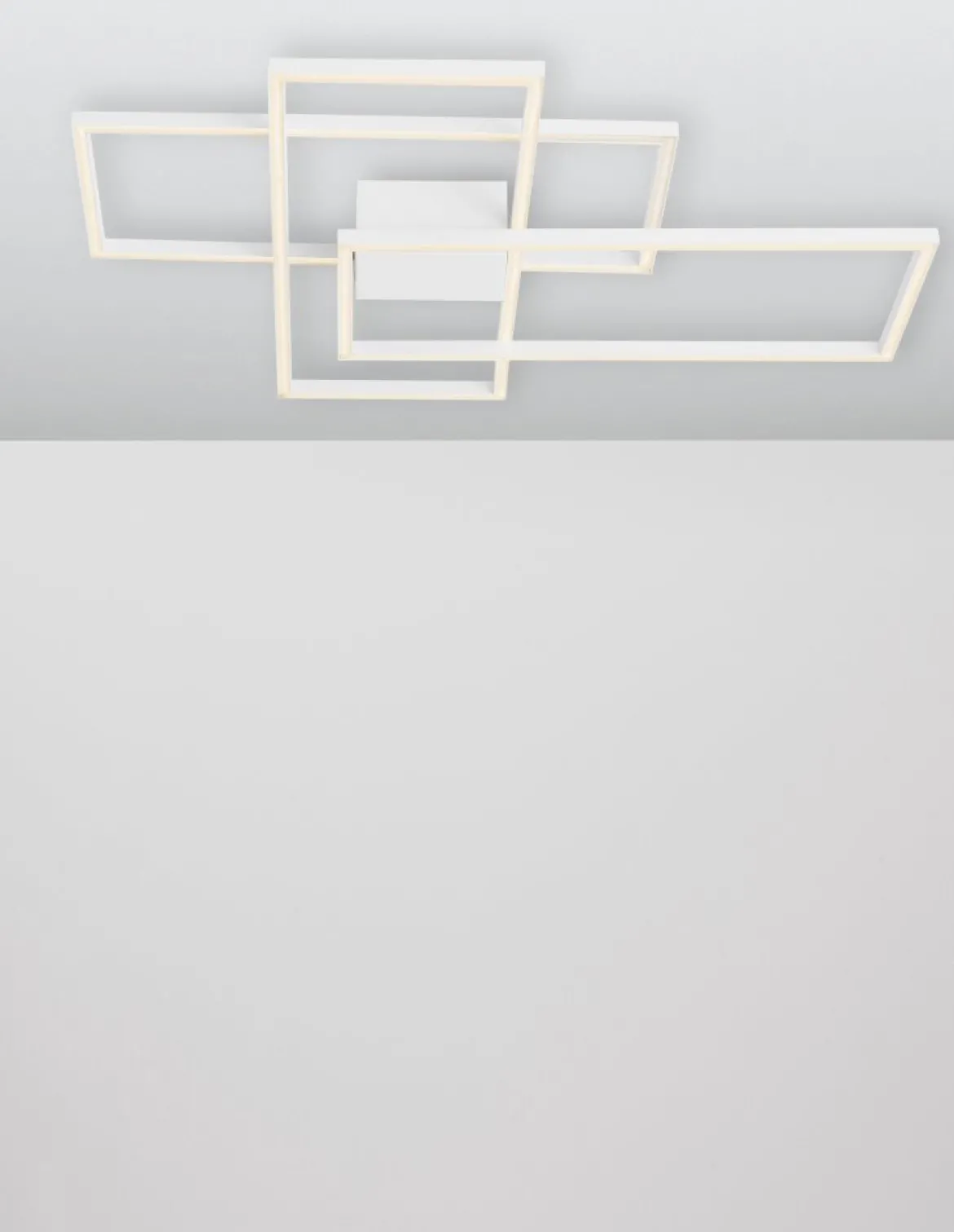 Nova Luce 9977001 BILBAO LED Deckenleuchte 90x67cm 3000K Weiss