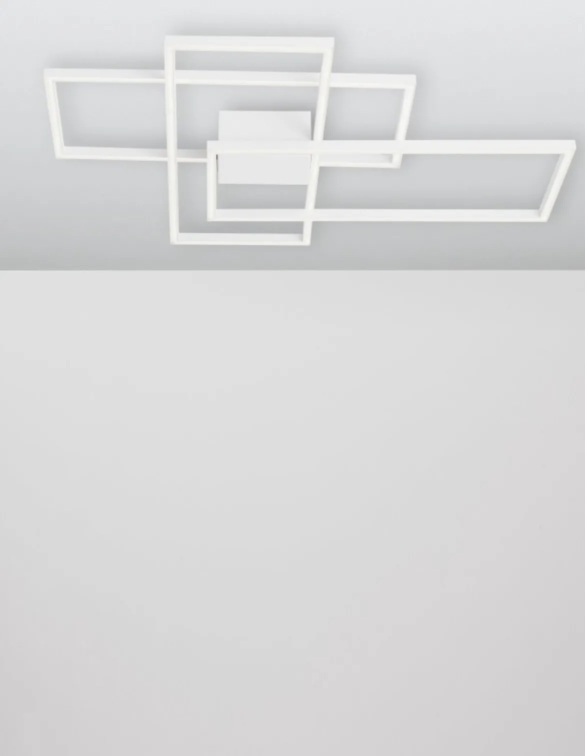 Nova Luce 9977001 BILBAO LED Deckenleuchte 90x67cm 3000K Weiss