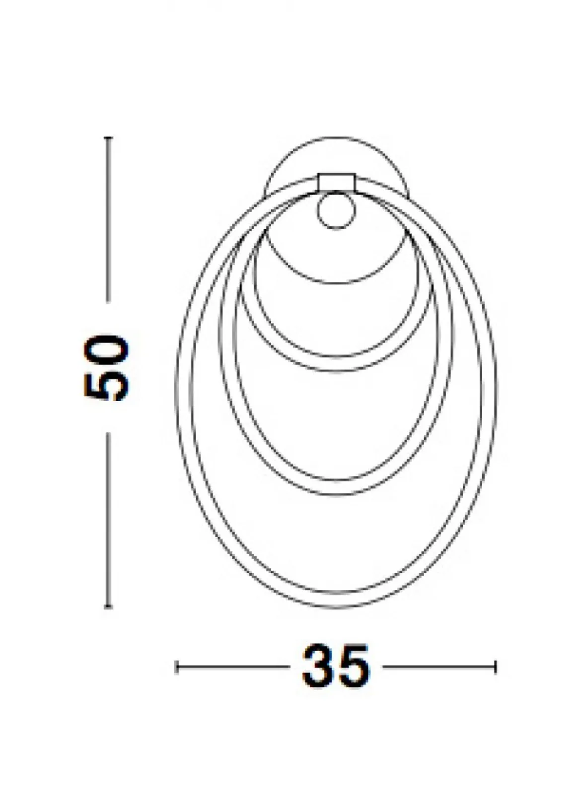 Nova Luce 9082091 CERELIA LED Wandleuchte 3000K Messing Gold