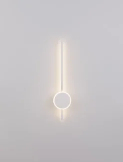 Nova Luce 9061426 CLOCK LED Wandleuchte 3000K Weiß