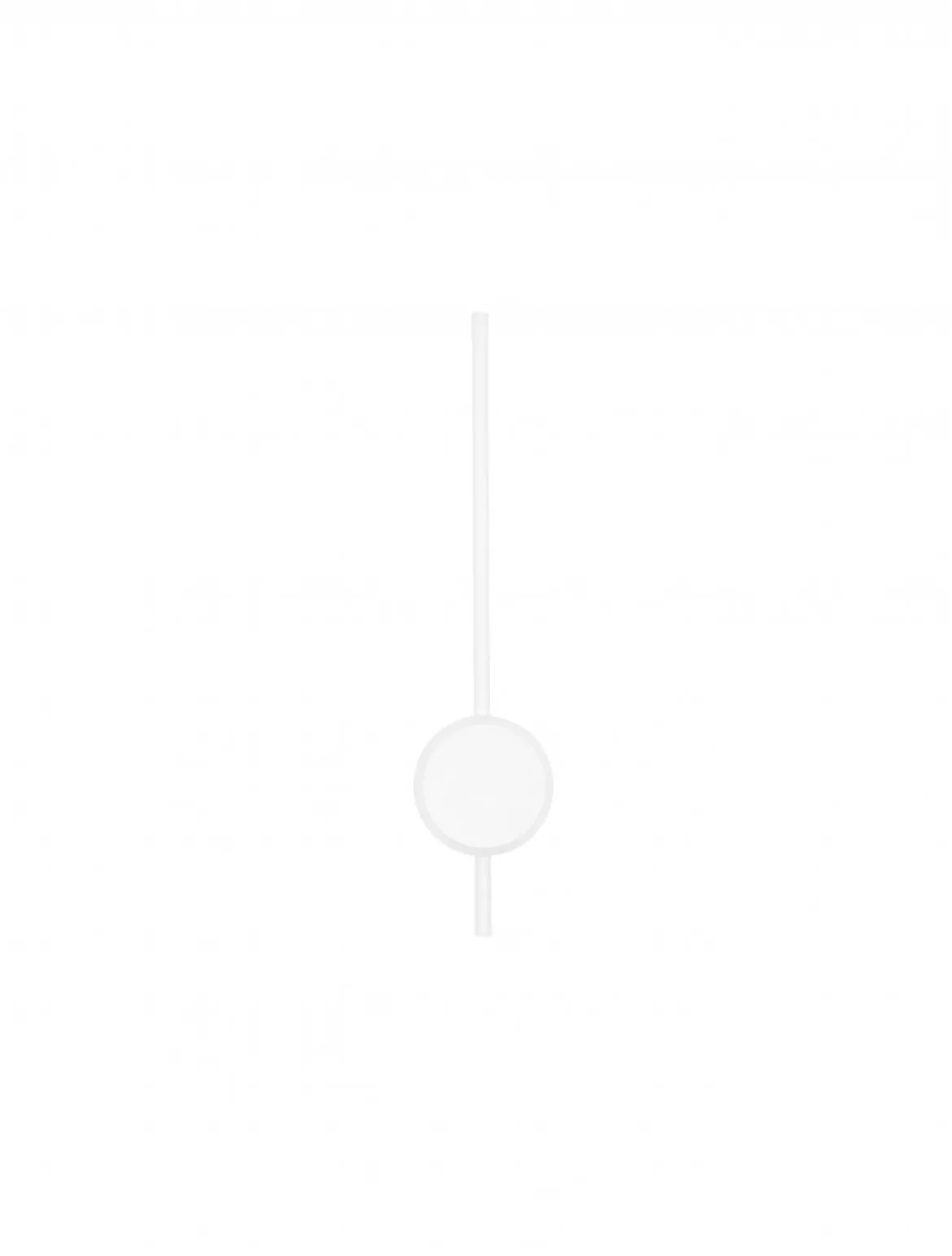 Nova Luce 9061426 CLOCK LED Wandleuchte 3000K Weiß